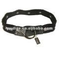 Women's Black Elastic Belt